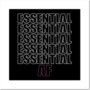 Essential Af Gift Nurse Posters and Art